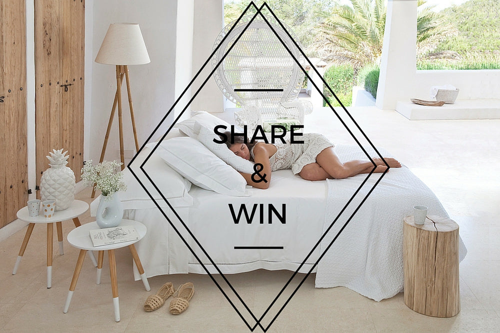 Share & WIN a DEIA Living Luxury Bedding Set