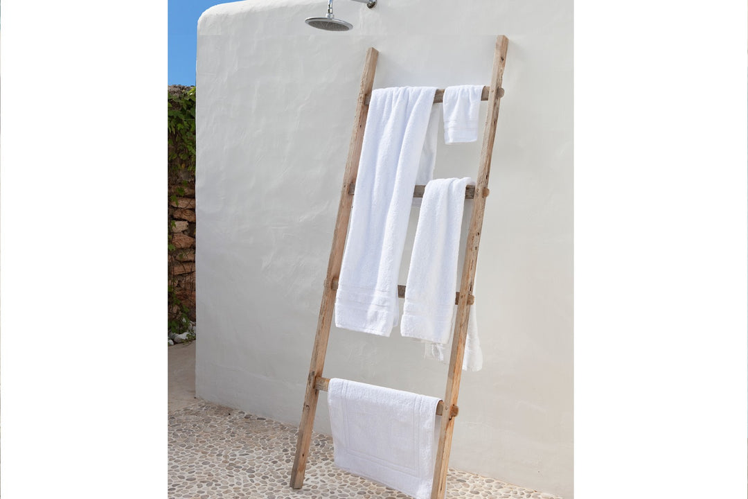 Bath Sheet Set White - DEIA Living - Bath Towel