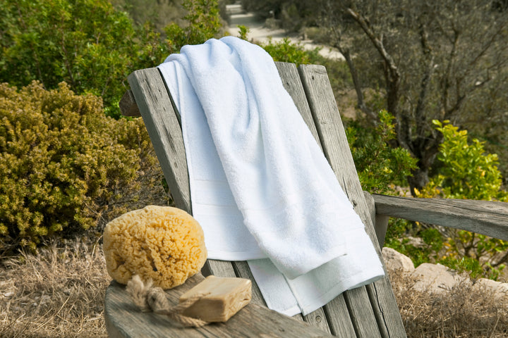 Bath Towel Set White - DEIA Living - Bath Towel