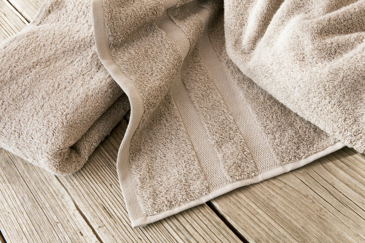 Hand Towel Cassis Noisette Beige - DEIA Living - Bath Towel