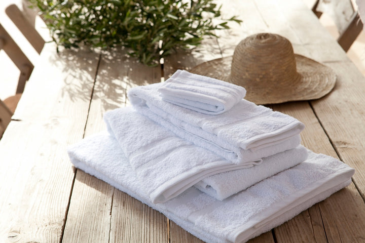 Hand Towel Cassis White - DEIA Living - Bath Towel